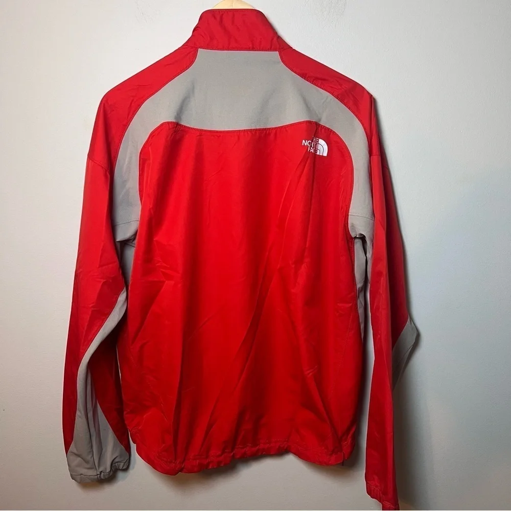 The North Face Flight Series Full Zip Jacket Mens M Red/Gray Lightweight Running